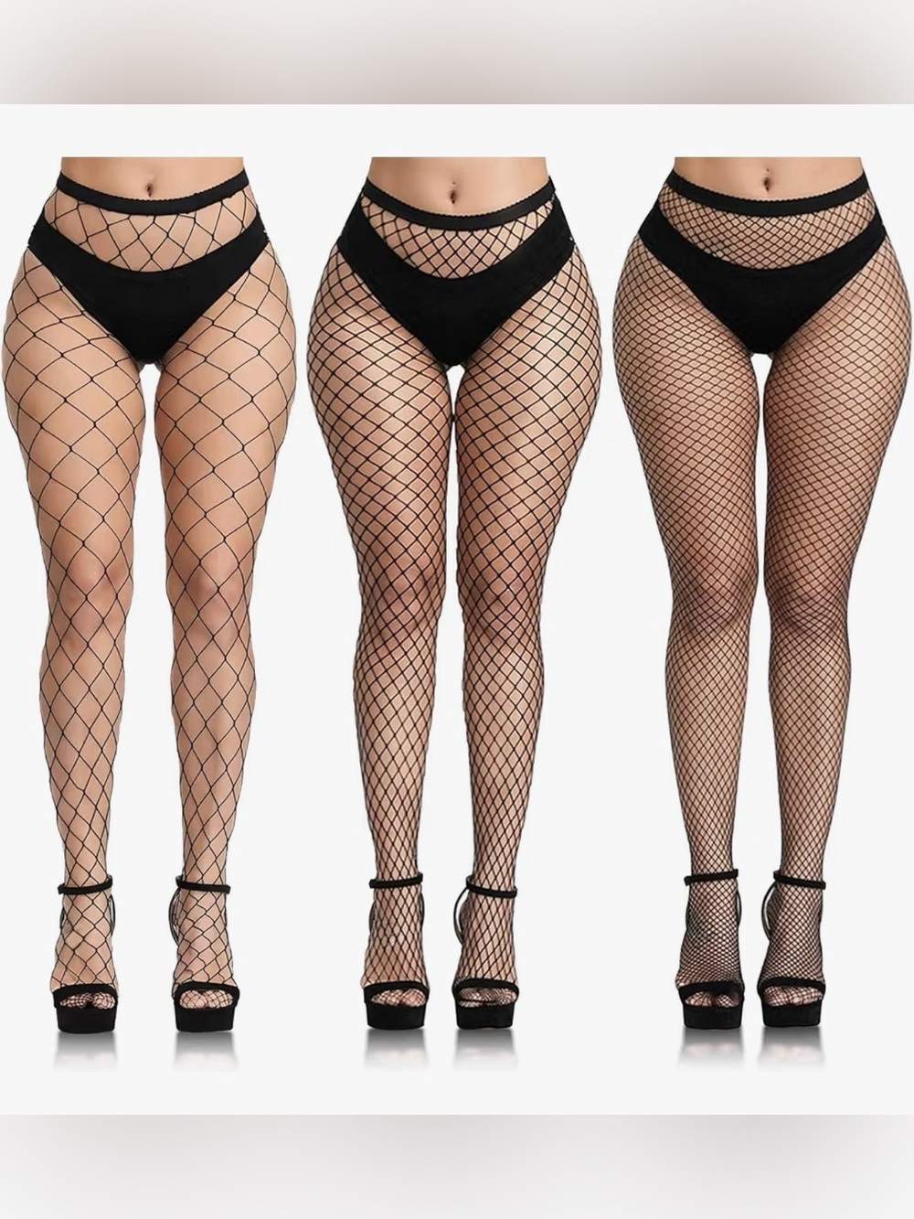 Black Fishnet Tights - Women Accessories